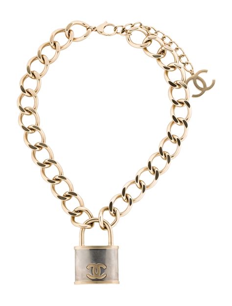 chanel padlock necklace buy|chanel ring necklace.